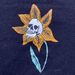 Vans Skull Sunflower Tee